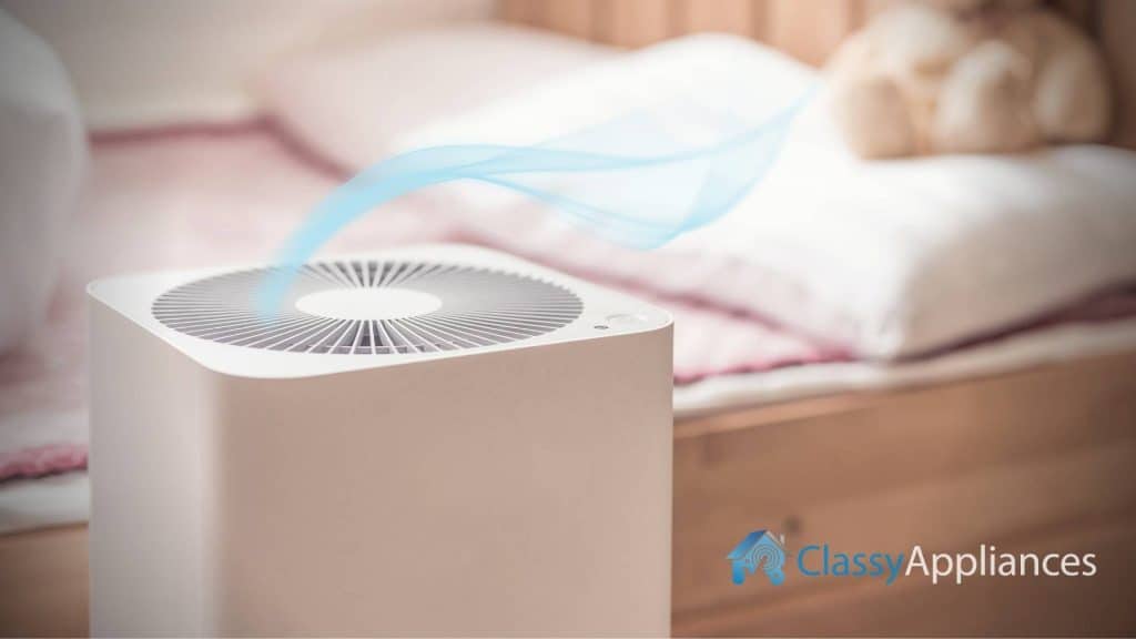 air purifier in bed room